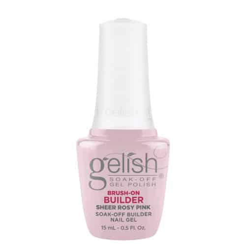 Gelish Brush-On Builder Sheer Rosy Pink builder gel i flaske