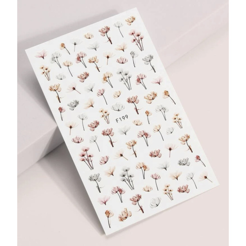 Nail Stickers Blomster