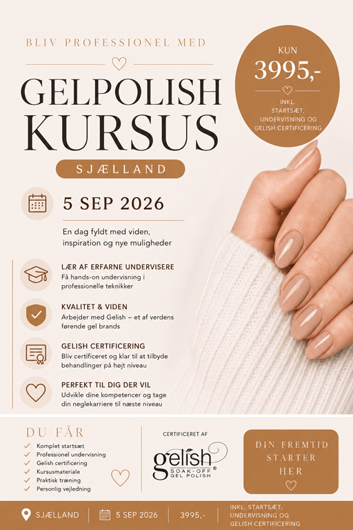 Gel Polish Kursus Sjælland 5 September 2026