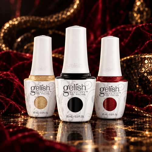 Gelish Halloween Trio – Black Shadow, Wanna Share A Lift? & Give Me Gold