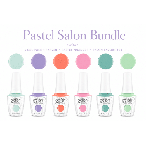 Pastel Salon Bundle - 6 Gel polish Salonfavoritter